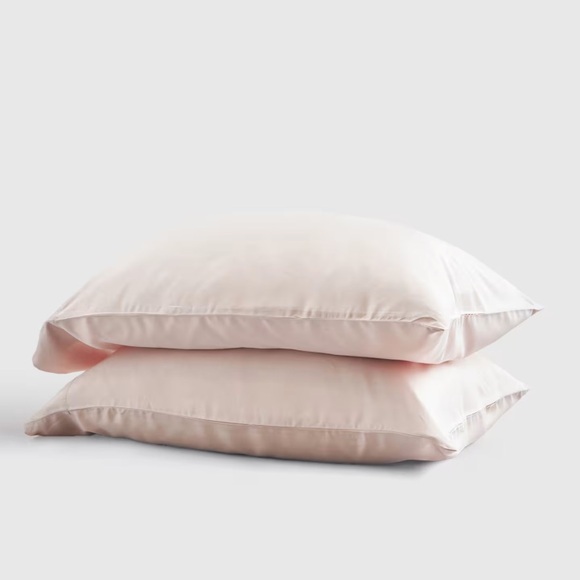 NWT QUINCE Bamboo Pillowcase Set Standard Soft Blush 9781 - Picture 1 of 7